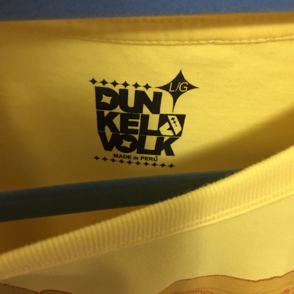 Dunkelvolk Large Yellow Comic T-Shirt NWT - Picture 3 of 5